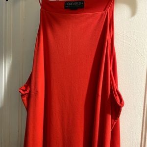 Forever 21 2X High Neck Halter Dress